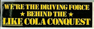 Like Cola Bumper Sticker Unused 3 1/4" x 11 5/8" - Picture 1 of 1