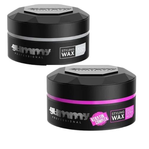 Fonex Gummy Hair Styling Wax Duo – Brilho extra e aparência casual, suporte de longa duração - Imagem 1 de 1