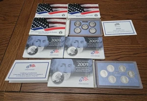 2009 & 2010 WASHINGTON D.C. AND U.S. TERRITORIES QUARTER Proof Set Clad 6 Sets - Picture 1 of 3
