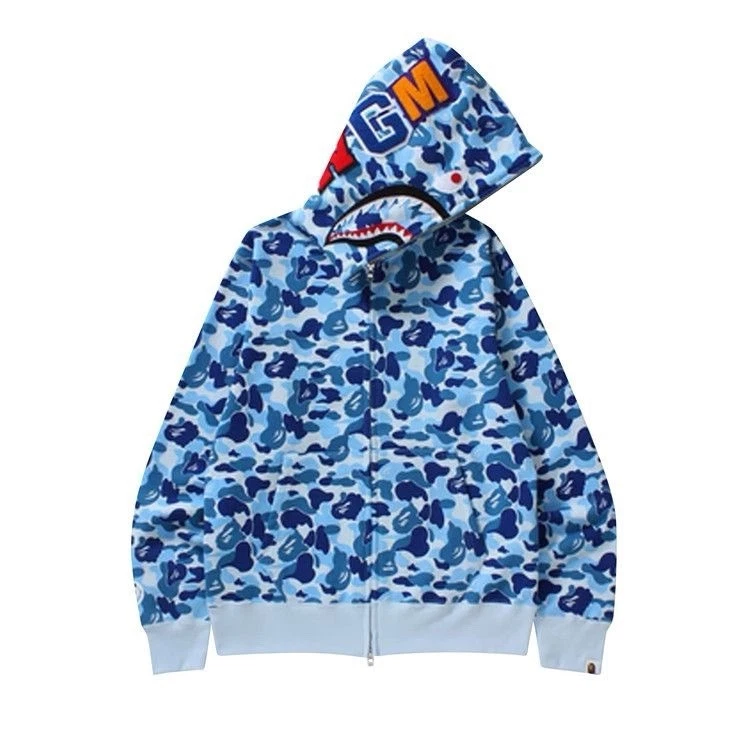 BAPE - ABC Camo Shark Full-Zip Hoodie - Size M - Image 1 of 4