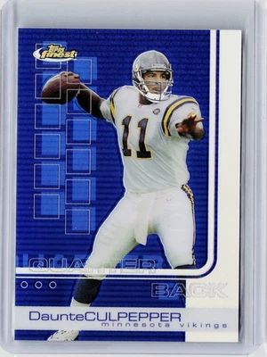 2002 TOPPS FINEST REFRACTOR #36 - DAUNTE CULPEPPER #ED 034/250 - Image 1 of 2
