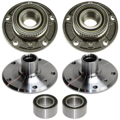 Wheel Hubs 4-Wheel Set Front & Rear Driver Passenger Side for 325 328 323 318 - Image 1 of 4