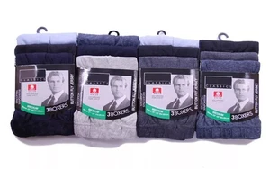 6 Pack Men Plain Cotton Blend Boxer Shorts Underwear Button Fly Boxers 2XL - Picture 1 of 2