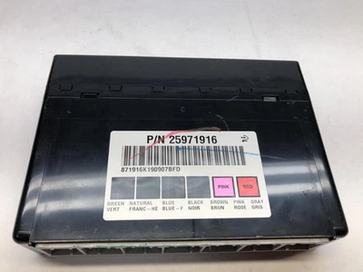 Módulo de control de carrocería Chevy Silverado 1500 2007-2011 debe coincidir con identificación OEM 25971916 Foto 1 de 4
