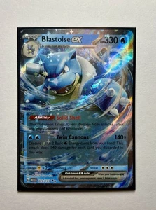 Blastoise EX 009/165 MEW EN Scarlet & Violet 151 Double Rare NM 2023 Pokemon - Bild 1 von 11