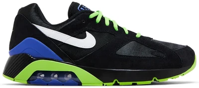 Nike Air 180 QS Joker Black White Action Green Sneakers FZ3058-001 Men's 8-13 - Image 1 of 4