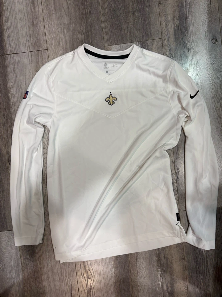 Camiseta Oficial NFL New Orleans Saints Entrenador Cuello Redondo Manga Larga Foto 1 de 1