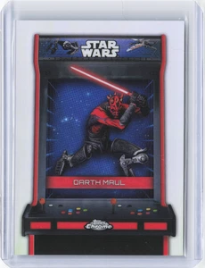 2025 Topps Chrome Star Wars Darth Maul Secret Bonus Stage - Picture 1 of 2