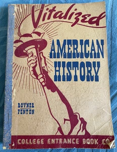 1946 Vitalized American History Rovner & Fenton College Entrance Book Co vintage - Picture 1 of 12