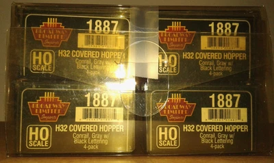 HO SCALE BROADWAY LIMITED BLI 4 PACK H32 COVERED HOPPERS CONRAIL - Image 1 of 3