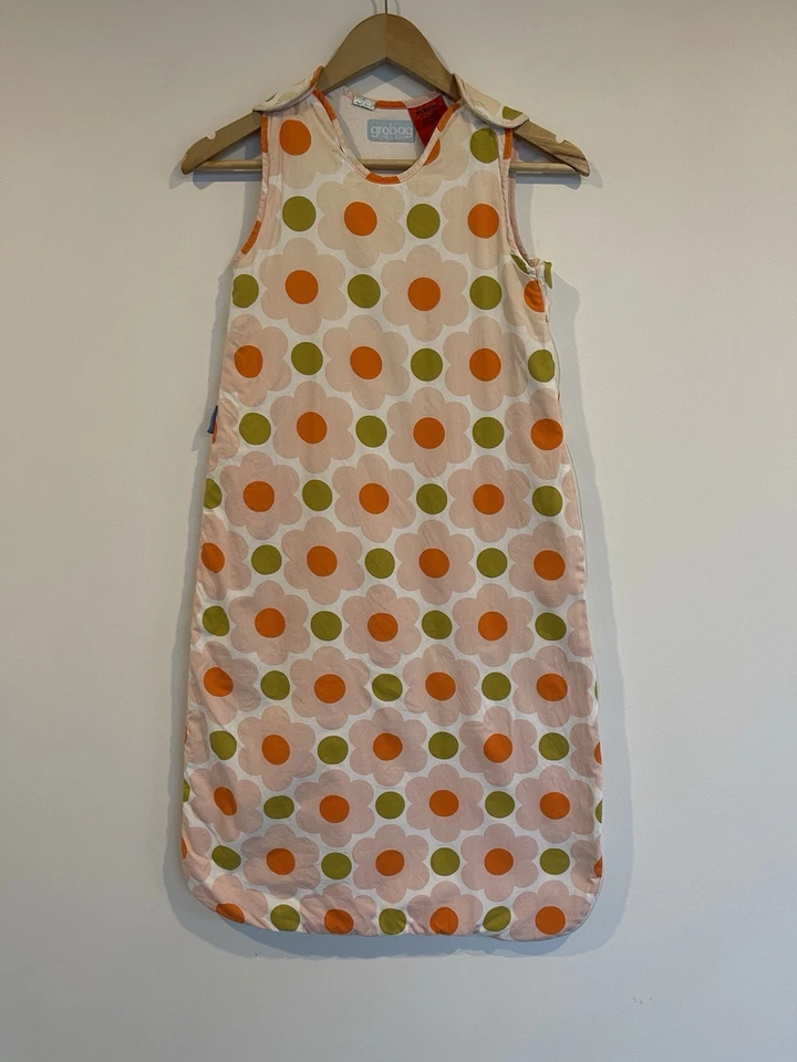 Saco de dormir Grobag Orla Kelly bebé flor melocotón naranja talla 18-36 meses Foto 1 de 4