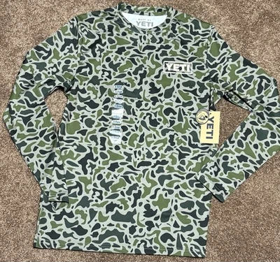 Yeti утка камуфляж солнце рубашка новый мужской длинным рукавом Sz XXL - Изображение 1 из 3