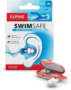 Alpine SwimSafe Adult Ear Plugs for Swimming - Ear Protection Against Water (h) - Picture 1 of 6