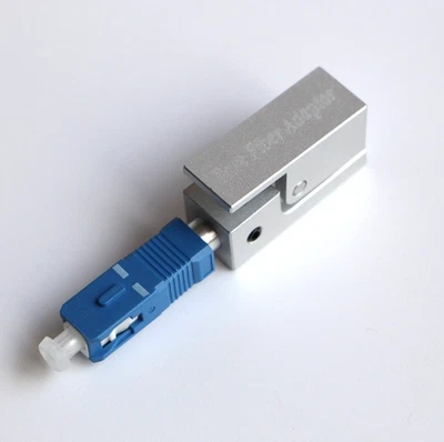 SC Square Shape Bare Fiber Optic Adapter FTTH Fiber Connector SC UPC Adapter - Image 1 of 4