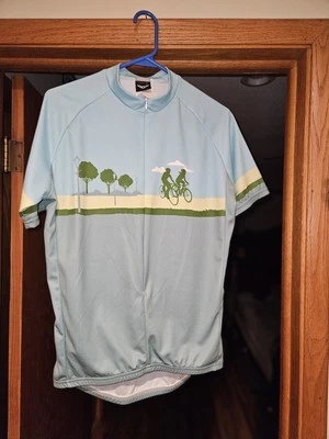 Twin Six Club Raglan Cycling Jersey Size L 3/4 Zip USA - Image 1 of 3