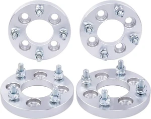 4pc 4x100 to 4x4.5 Wheel Adapters 20MM 12x1.5 Studs for Honda to 4x114.3 Rims - Picture 1 of 8