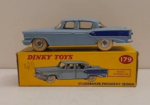 Dinky Toys 179 Studebaker President Sedan in Blue Boxed - Picture 1 of 13