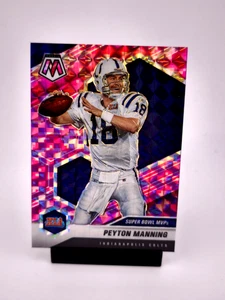 Peyton Manning MOSAICO ROSA Super Bowl MVP 2021 Panini Mosaic NFL Colts - Foto 1 di 2