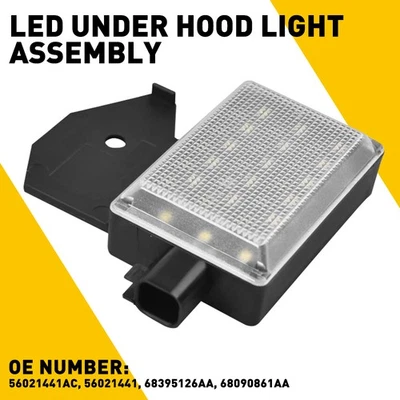 For RAM 1500 2500 3500 2011-2017 LED Underhood Light White Hood Courtesy Lamp Y - Image 1 of 4