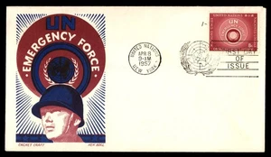 Mayfairstamps United Nations FDC 1957 UN Emergency Force First Day Cover aat_483 - Picture 1 of 2
