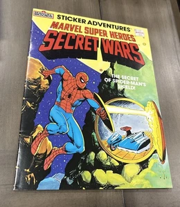 MARVEL SECRET WARS SUPER HEROES STICKER BOOK AVENGERS RARE UNUSED - Picture 1 of 12