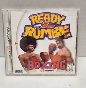 Ready 2 Rumble Boxing Sega Dreamcast Original Authentic Video Game Disc