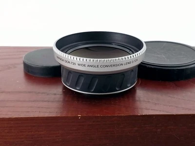🌸[COMO NUEVO] Lente de conversión ancha Raynox DCR-720 0,72X para cámara de video de Japón Foto 1 de 4