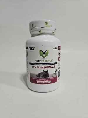 VetriScience Laboratories Renal Essentials for Cats (Kideny Support)60ct BB07/27 - Image 1 of 3