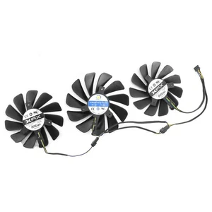3 szt. / Zestaw do wentylatorów chłodzących karty graficznej XFX RX5700XT 5600XT THICC III Ultra - Zdjęcie 1 z 3