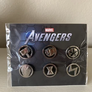 Marvel Avengers 2020 Pin Set Gamestop Exclusive PreOrder Bonus Neu Sealed 6 Pins - Bild 1 von 20