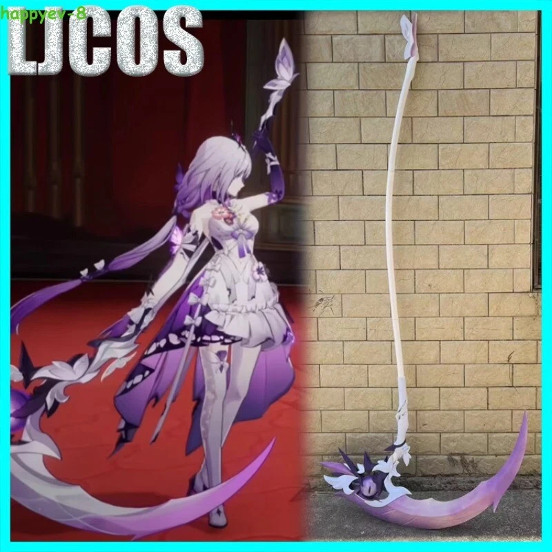 Honkai:Star Rail Castorice Cosplay Arma PVC EVA Foice Prop 200cm Brinquedo Iluminado - Imagem 1 de 4