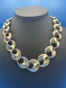 Jorge Revilla LOVE Necklace in Silver .925 Lenght 45 cm 18" 131.9g .925 - Picture 1 of 7