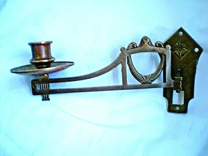 Antique bronze piano sconce - Picture 1 of 8