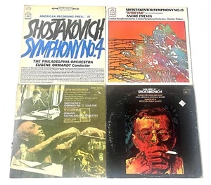 Shostakovich Vinyl Lot of 4 Sonata Previn Baby Yar Philadelphia Orchestra - Imagen 1 de 6