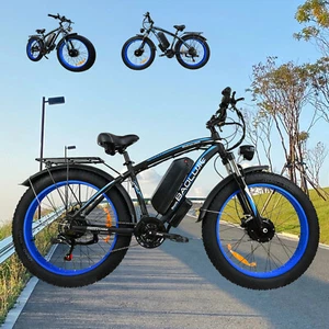 3000W Fat Tire Electric Bicycle Ebike for Adult 26in 48V 23AH Dual Motor is - Picture 1 of 12