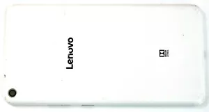 OEM LENOVO TAB3 7 PLUS TB-7703X REPLACEMENT WHITE BACK COVER HOUSING LENS~FAIR - Picture 1 of 2