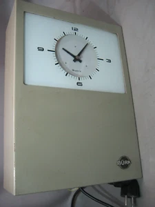 Bürk Hauptuhr für Wandmontage Mutteruhr / Schaltuhr Mit Lochband + Schlüssel - Bild 1 von 5