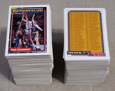 1992-93 Topps Basketball  (Cards 201-396) (Pick Choose Complete) - Image 1 of 2