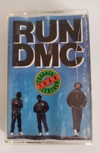 RUN DMC Tougher Than Leather 1988 Cassette Rap Hip Hop 1980s Music Vintage - Picture 1 of 3