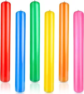 KIMOBER 6PCS Inflatable Pool Sticks,Colorful 41.3 Inch Giant Blow Up Pool Swi... - Picture 1 of 8