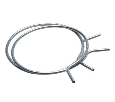 2 шт., зажимы для вентиляционной пружины сушилки, диаметр 4 дюйма, металлические пружинные натяжные зажимы, пара TC4, новые  - Изображение 1 из 2