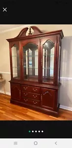Thomasville Solid Wood China Cabinet - Picture 1 of 6