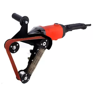 M14 Grinder Pipe Sander Attachment with 40mm Tube Belt Metal Wood Polishing - Picture 1 of 8