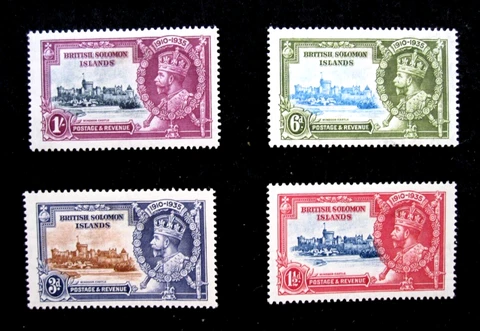 SOLOMON ISLANDS - SCOTT# 60-63 - MH - CAT VAL $29.00 Cover