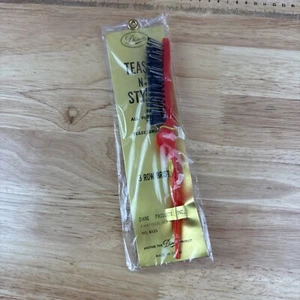 Neu mit Etikett Vintage Diane orange Nylon Neckbürste Stylingbürste Retro 8125 - Bild 1 von 4