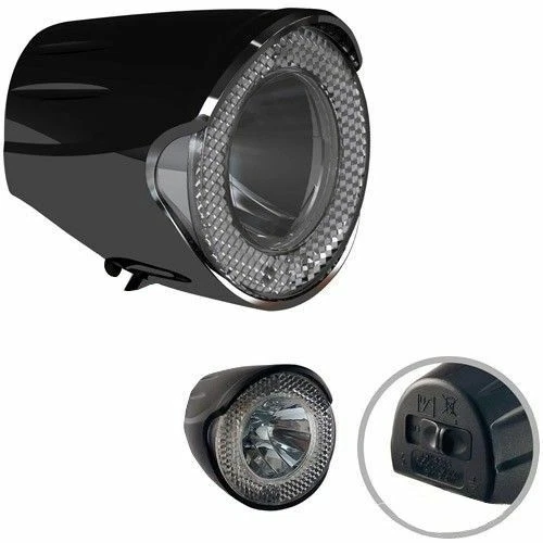 Union Scheinwerfer 20 Lux LED für Nabendynamo mit Schalter