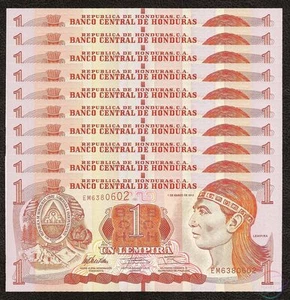 HONDURAS 1 LEMPIRA X 10 PIEZAS 2012 P-96 1/10 paquete sin circular - Imagen 1 de 2