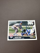 MARK GRUDZIELANEK 1995 UPPER DECK AUTOGRAPHED SIGNED AUTO BASEBALL CARD 213 EXPO