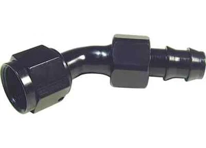 Extremo de manguera giratorio Push Lock 45 grados 6AN Big End Performance 13456 - Imagen 1 de 2