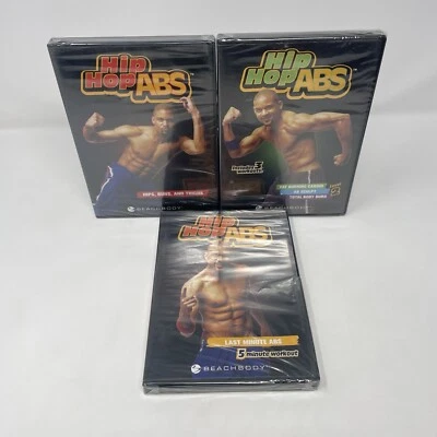 Hip Hop Abs - Hips, Buns And Thighs/Level 2/Last Minute Abs (3 DVD Set) Sealed - Image 1 of 4